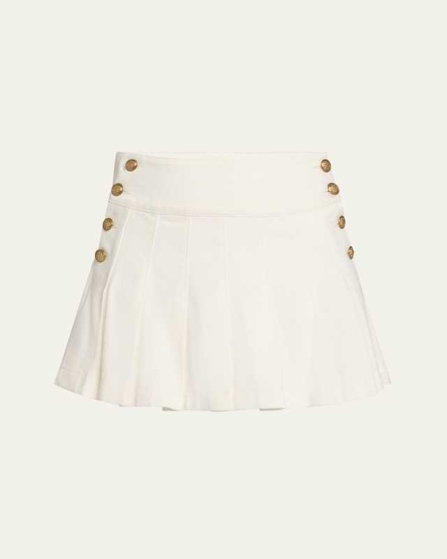 Lanna Pleated Mini Skirt